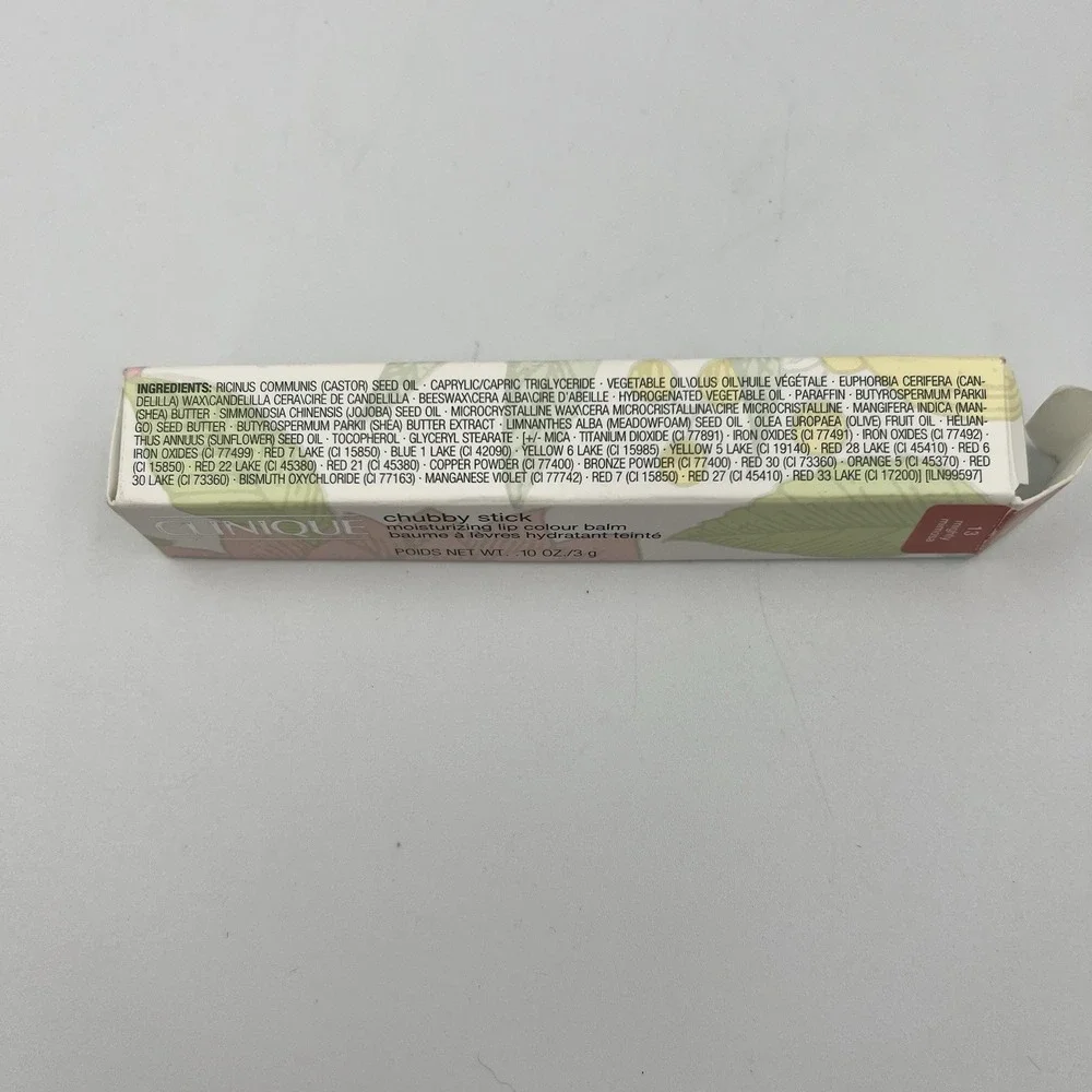NEW! Clinique Chubby Stick Moisturizing Lip Colour Balm #13 Mighty Mimosa .10 OZ